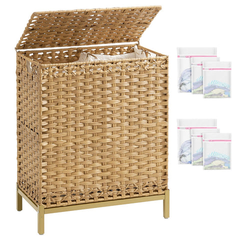 SETVSON laundry hamper with lid for concealed storage and tidy spaces