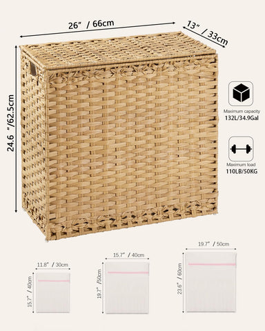 SETVSON mesh bags help separate colors during laundry.
