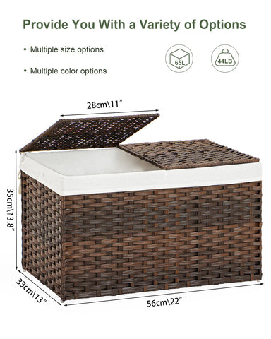 SETVSON removable liner bags simplify cleaning and versatility.