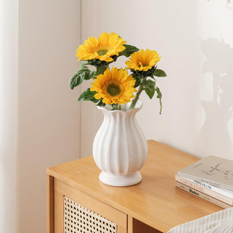 SEUYUCL vase interior glaze highlighting durability for daily arrangements