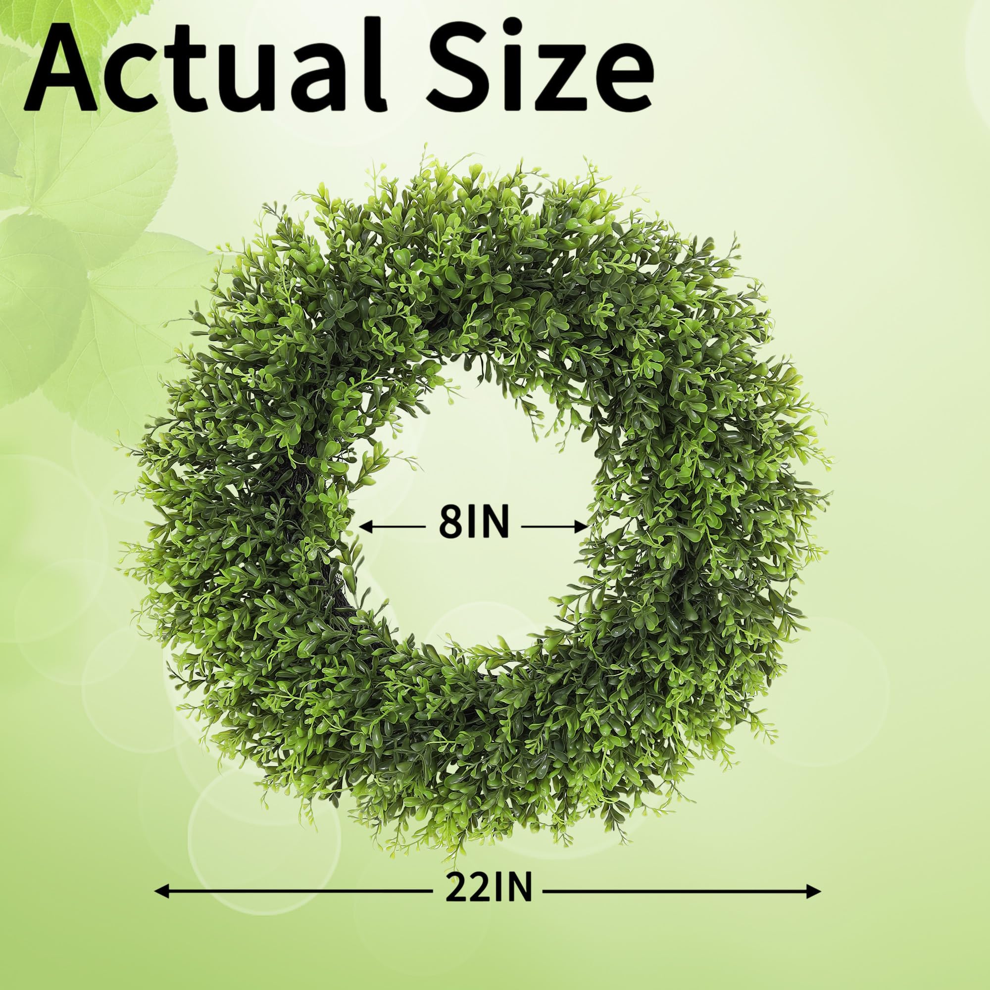 SEVENLOVE wreath indoor wall decor with lifelike texture.