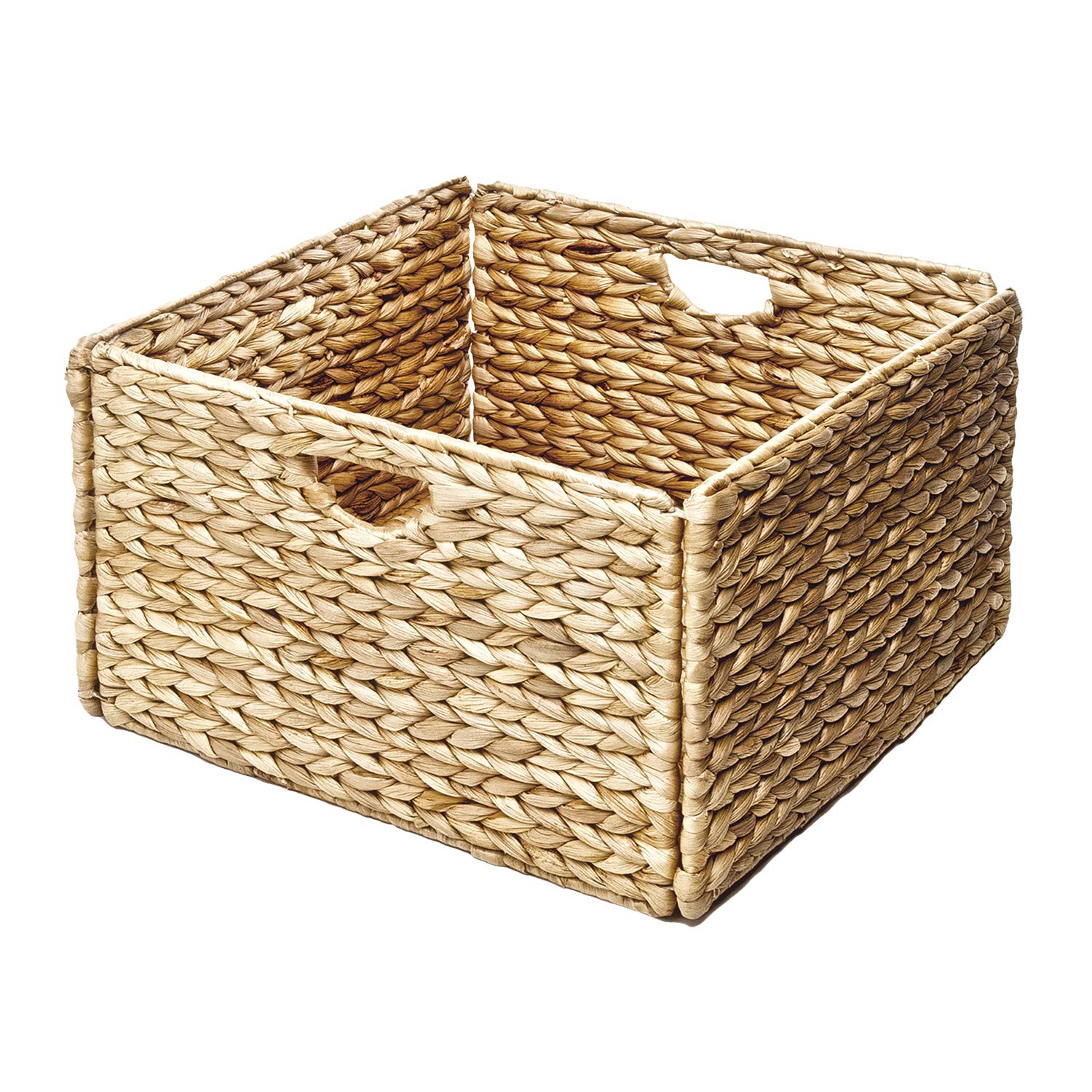 Seville Classics collapsible design storage bin fits under bed for space saving.