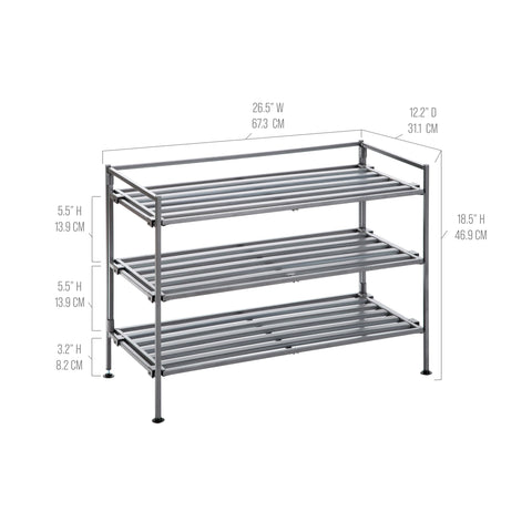 Seville Classics versatile storage for shoes, clothing, and bags