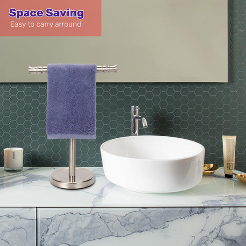 Sfemn extension pole image demonstrating extra height for towels
