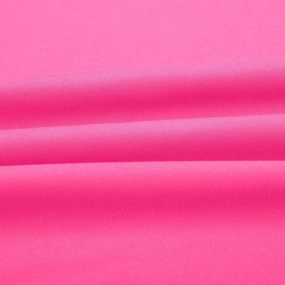 Sfoothome hot pink queen sheets on bed evoking hotel luxury.
