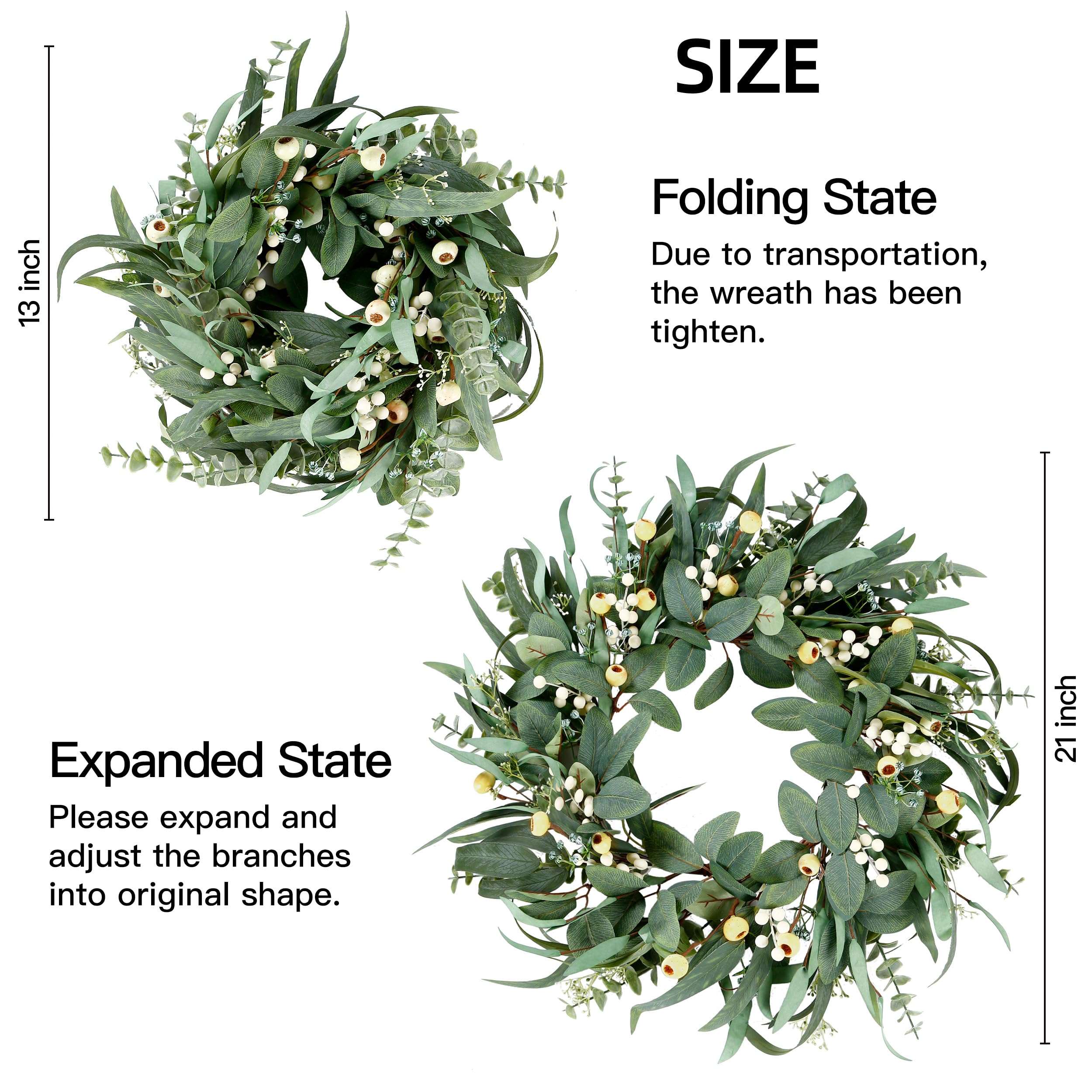 Sggvecsy centerpieces featuring white berries for weddings and parties.