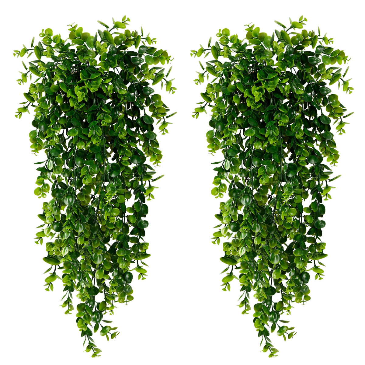 Sggvecsy artificial hanging eucalyptus plant, 30 inches, ideal for indoor décor.