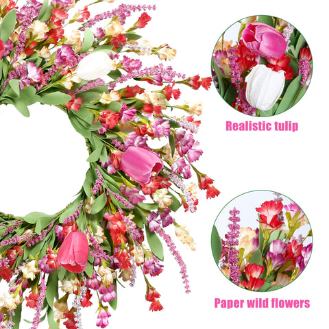 Sggvecsy farmhouse-style wreath complements rustic interiors beautifully.