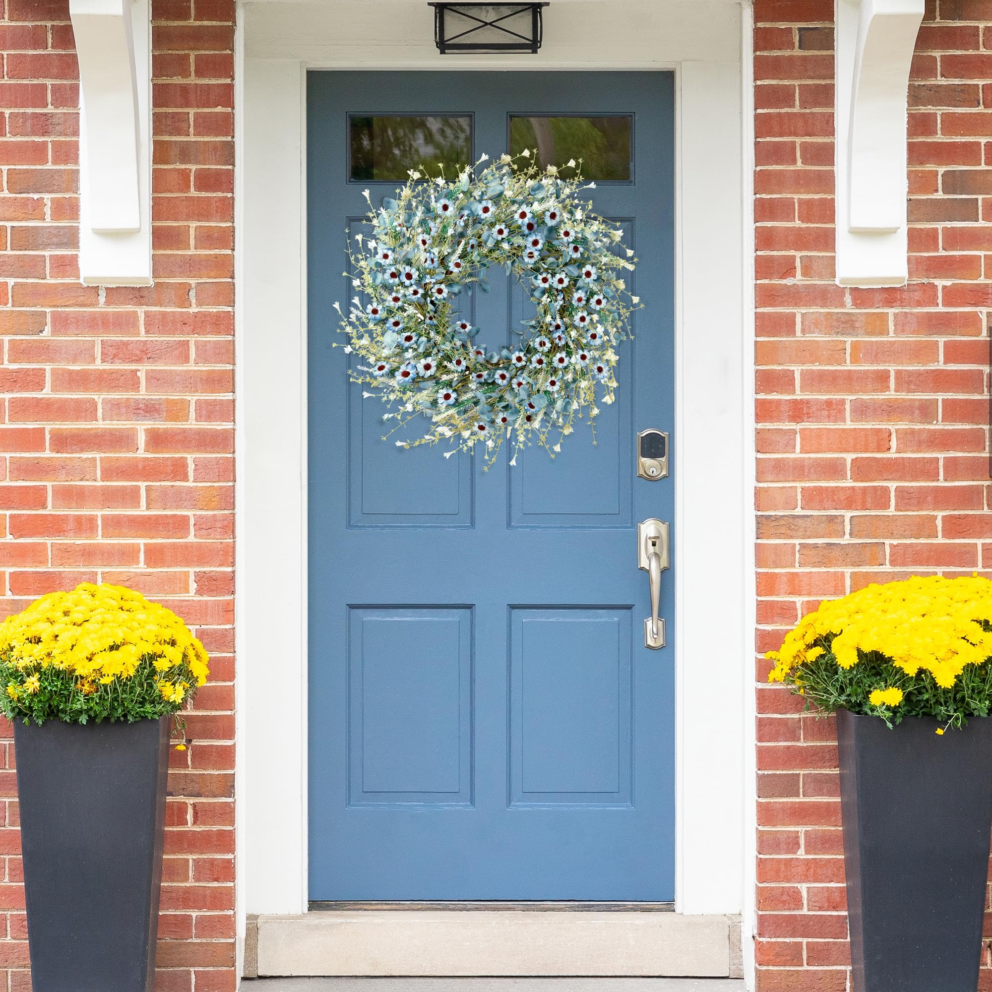 Sggvecsy front-door decor wreath welcoming entry