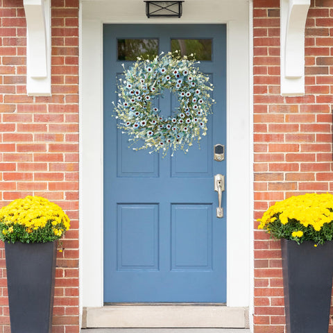 Sggvecsy front-door decor wreath welcoming entry