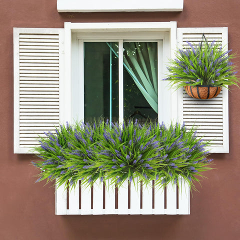 Sggvecsy green-purple color greenery with lavender highlights for decor.