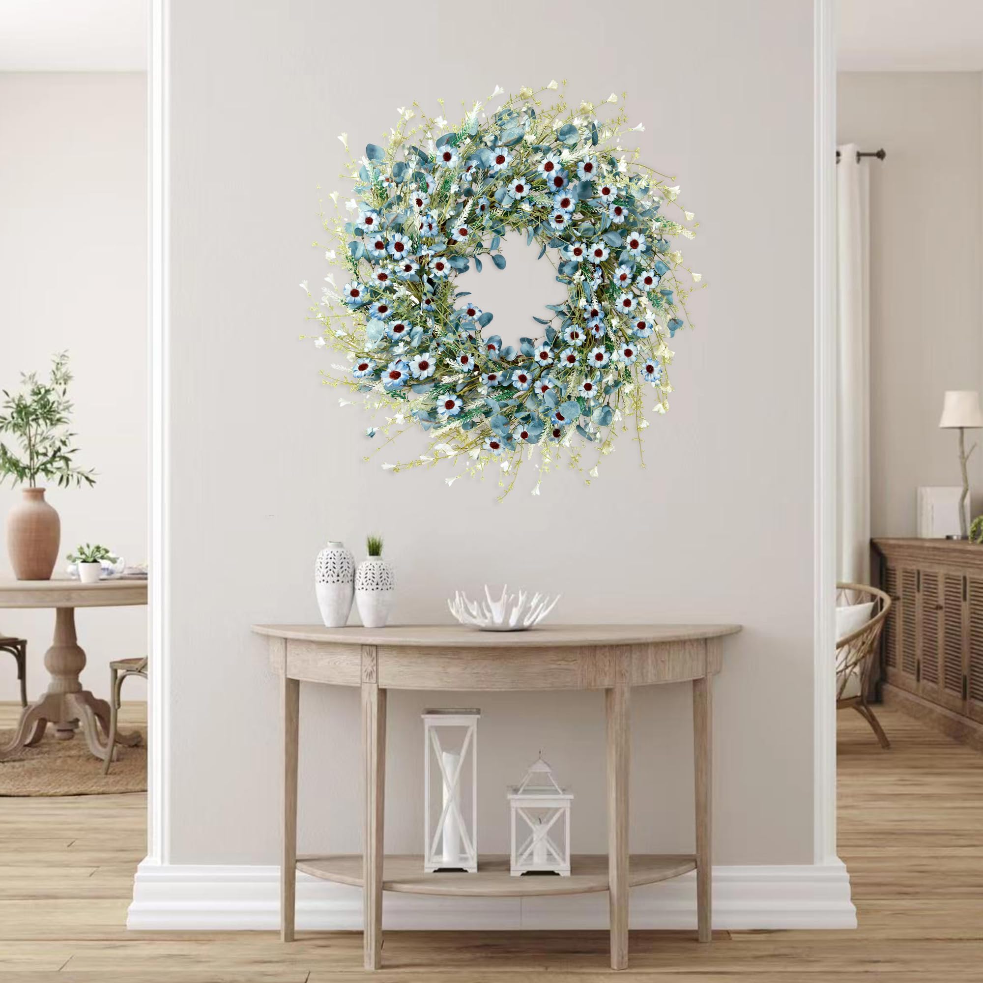 Sggvecsy versatile indoor/outdoor wreath for walls or windows