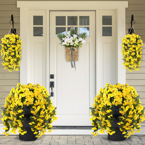 Sggvecsy UV-resistant silk blooms withstand sun for outdoor display