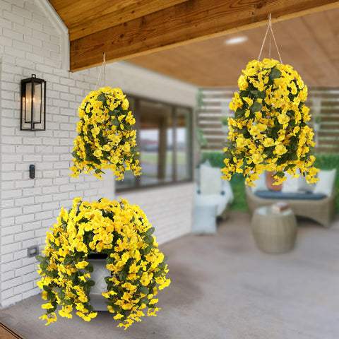 Sggvecsy faux hanging florals require no watering, perfect for busy homes