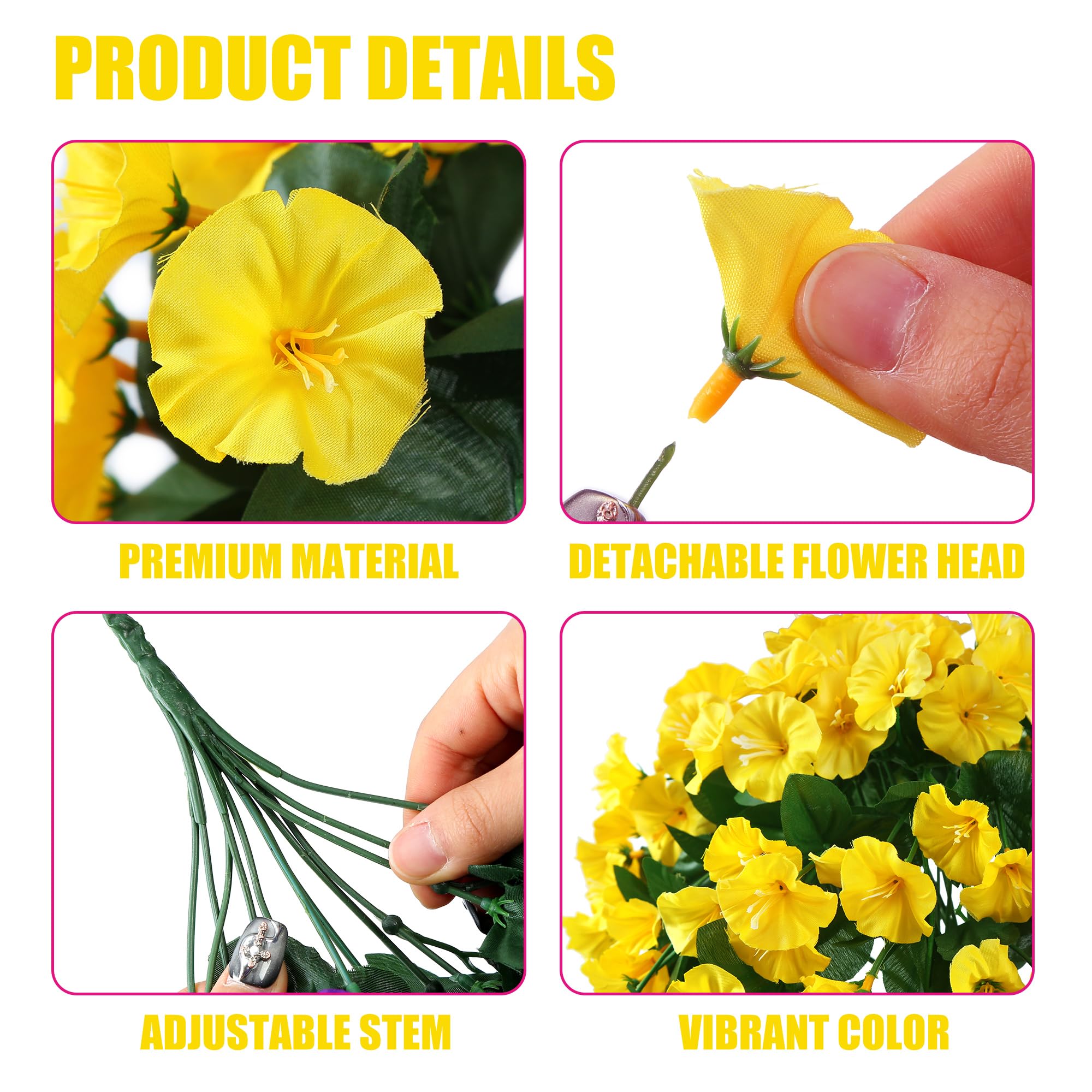 Sggvecsy Morning Glory set ideal for DIY projects and seasonal decor