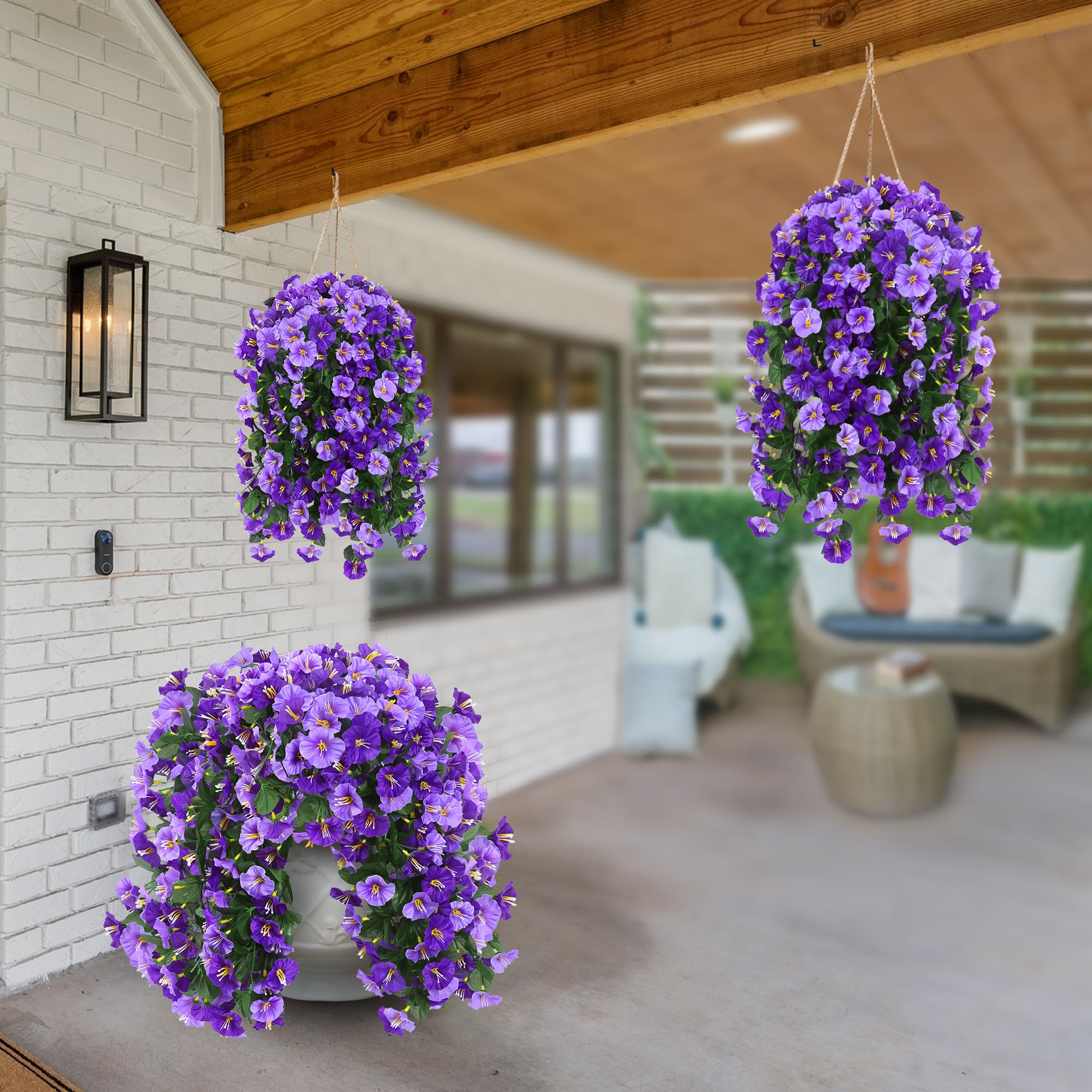 Sggvecsy UV-resistant silk flower designed for outdoor use.