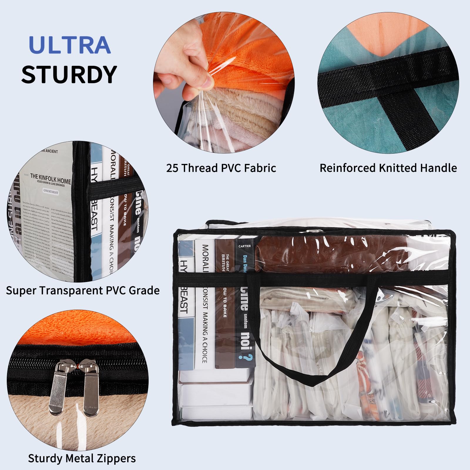 SGHUO foldable design makes under-bed storage easy and neat.