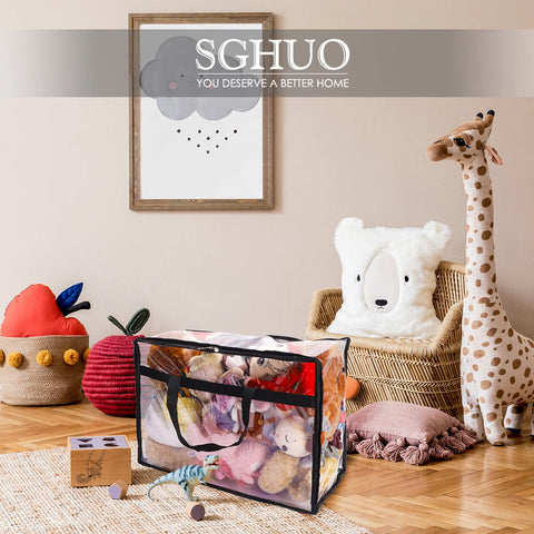 SGHUO reinforced-handles provide strong grip for lifting bulky items.