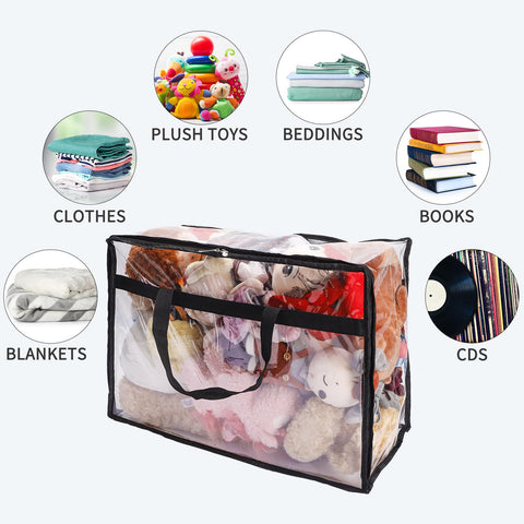 SGHUO storage bags show ample capacity suitable for dorms or moves.