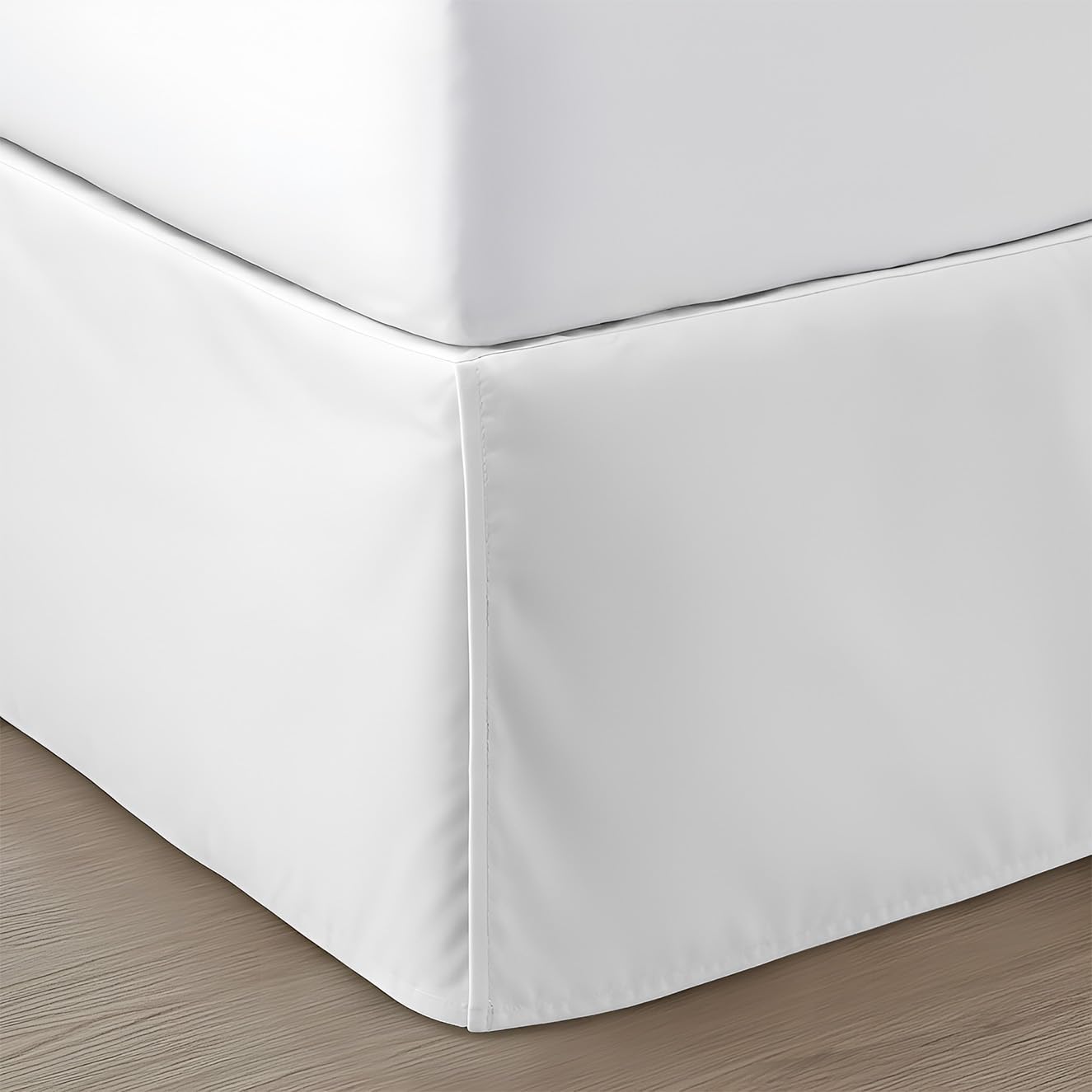SGI Bedding pleated bed skirt with 18-inch drop for a polished look