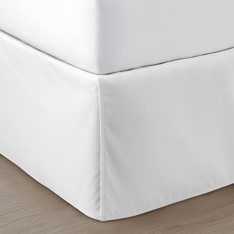 SGI Bedding pleated bed skirt with 18-inch drop for a polished look