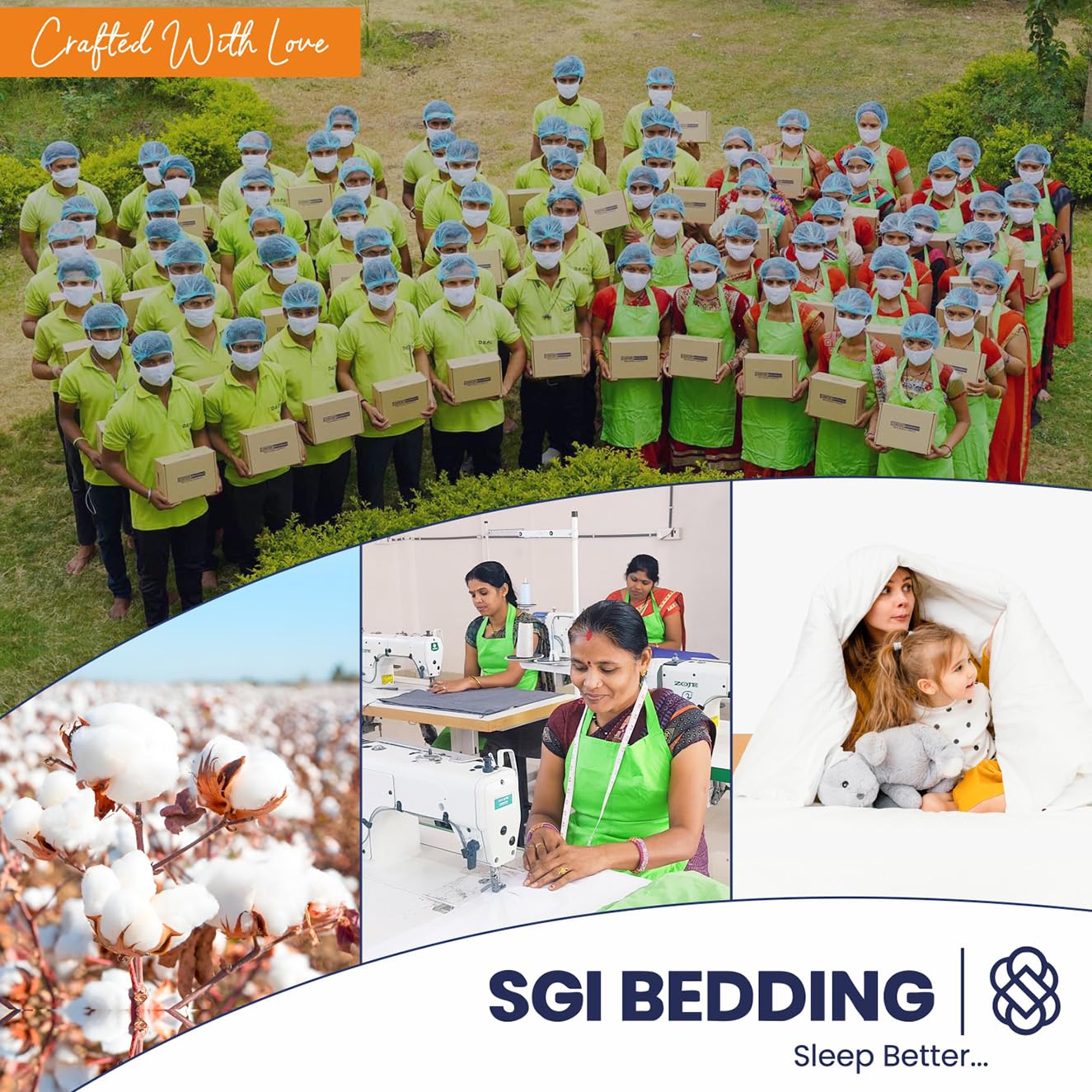 SGI Bedding tailored look with pleats elevates bedroom decor