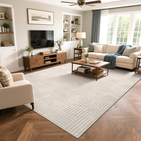 SHACOS easy care rug can be machine washed for quick refresh.