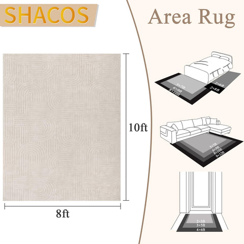 SHACOS high-low pile texture highlights arch design for a modern look.