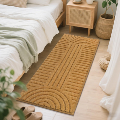 SHACOS multi-purpose mat fits bathroom floor, tub, shower, or vanity.