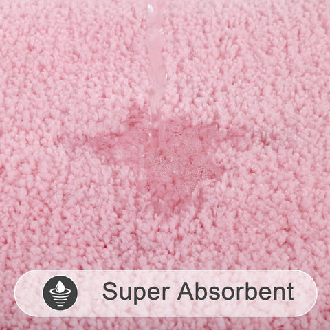 SHACOS microfiber core rug, high absorbency keeps floors drier