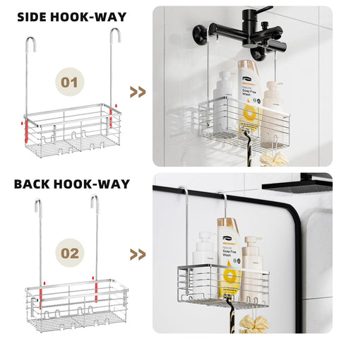 SHANSHUI 360-degree rotatable caddy adapts to any corner for quick access.