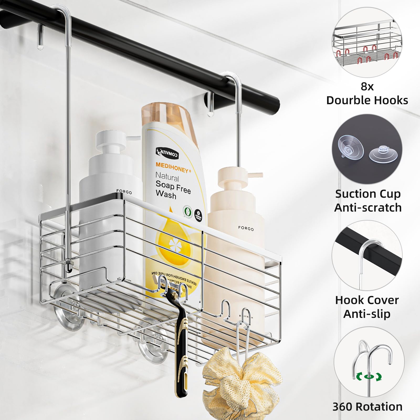 SHANSHUI easy installation without drilling saves time during setup.