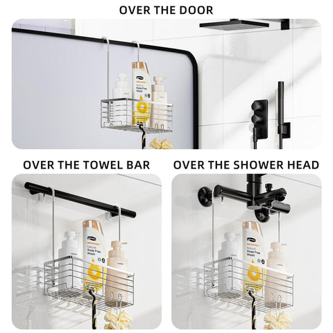 SHANSHUI rustproof stainless steel basket resists moisture for long-lasting bathroom storage.