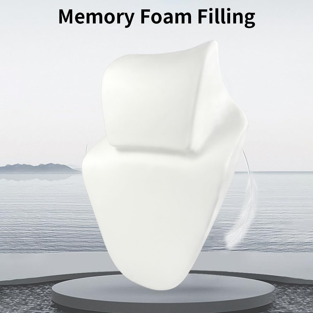 Shapeazy headrest with adjustable buckle for secure chair attachment