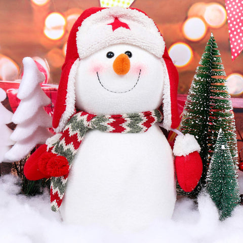 Shappy white fluffy snow bags are soft and reusable.
