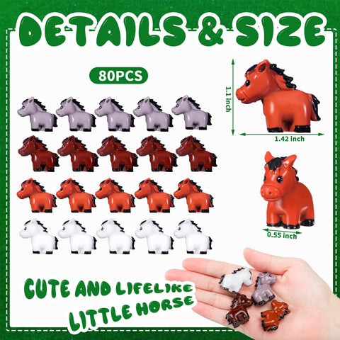 Shappy resin foal models add whimsy to garden, terrariums, and succulent pots.