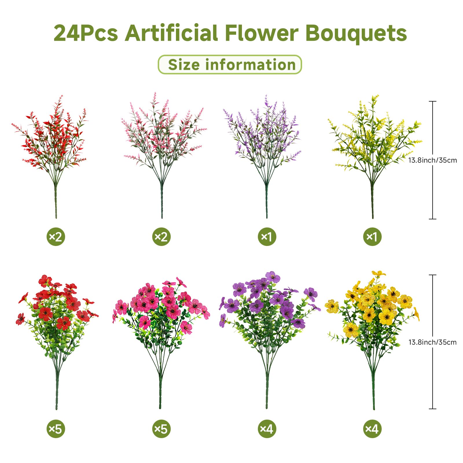 SHareconn daisy red bunch adds bold focal point to porch or living room