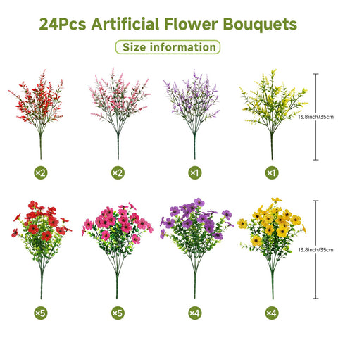 SHareconn daisy red bunch adds bold focal point to porch or living room