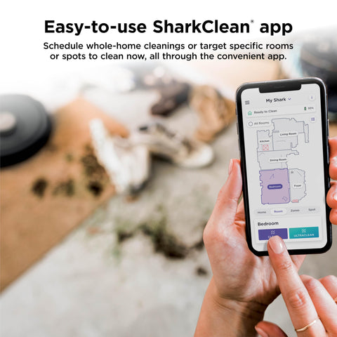 Shark AI Ultra robot vacuum uses HEPA filtration for pet dander and dust