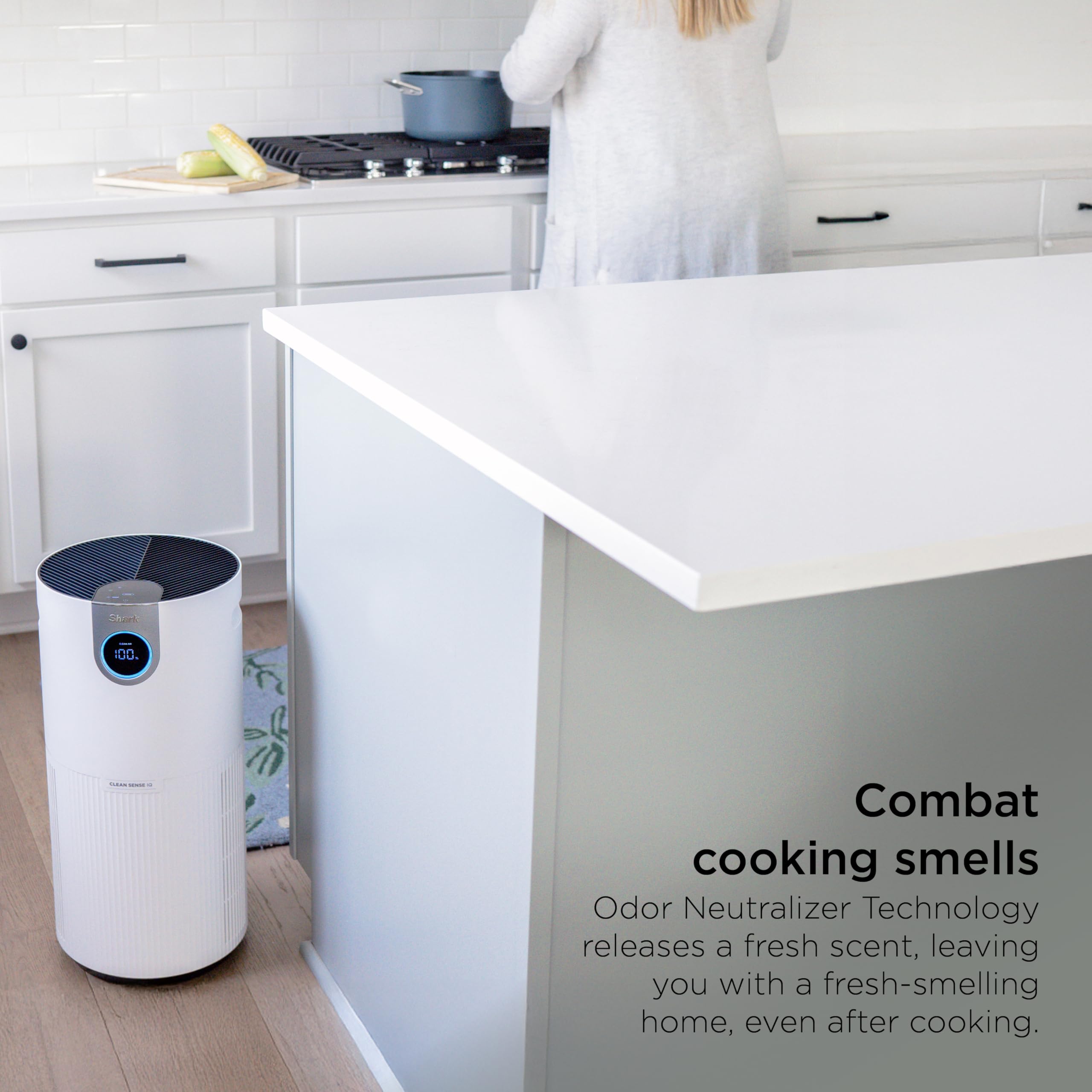 Shark Air Purifier MAX quiet mode for undisturbed sleep.