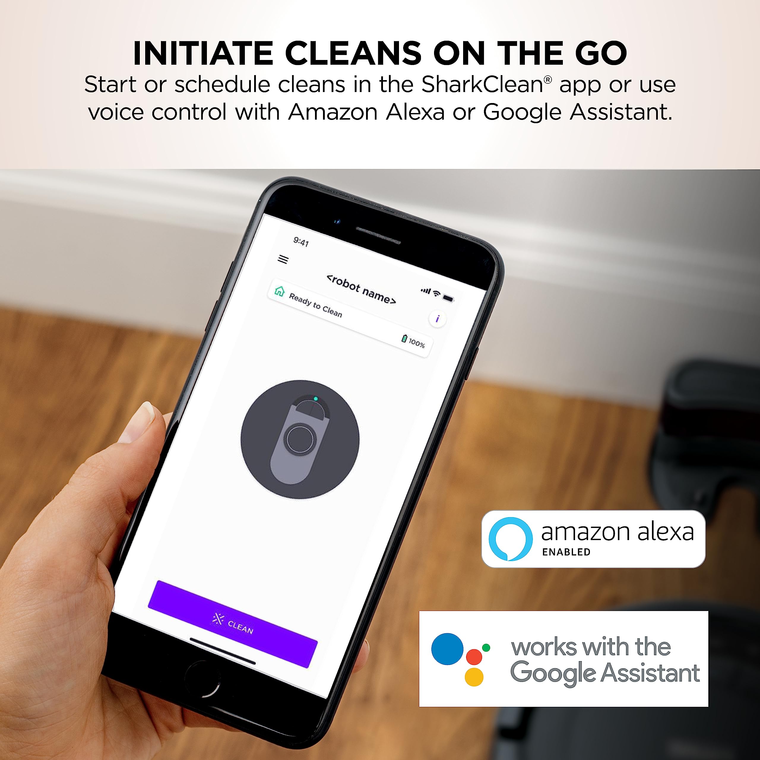 Shark AV753 ION Alexa-compatibility for hands-free control