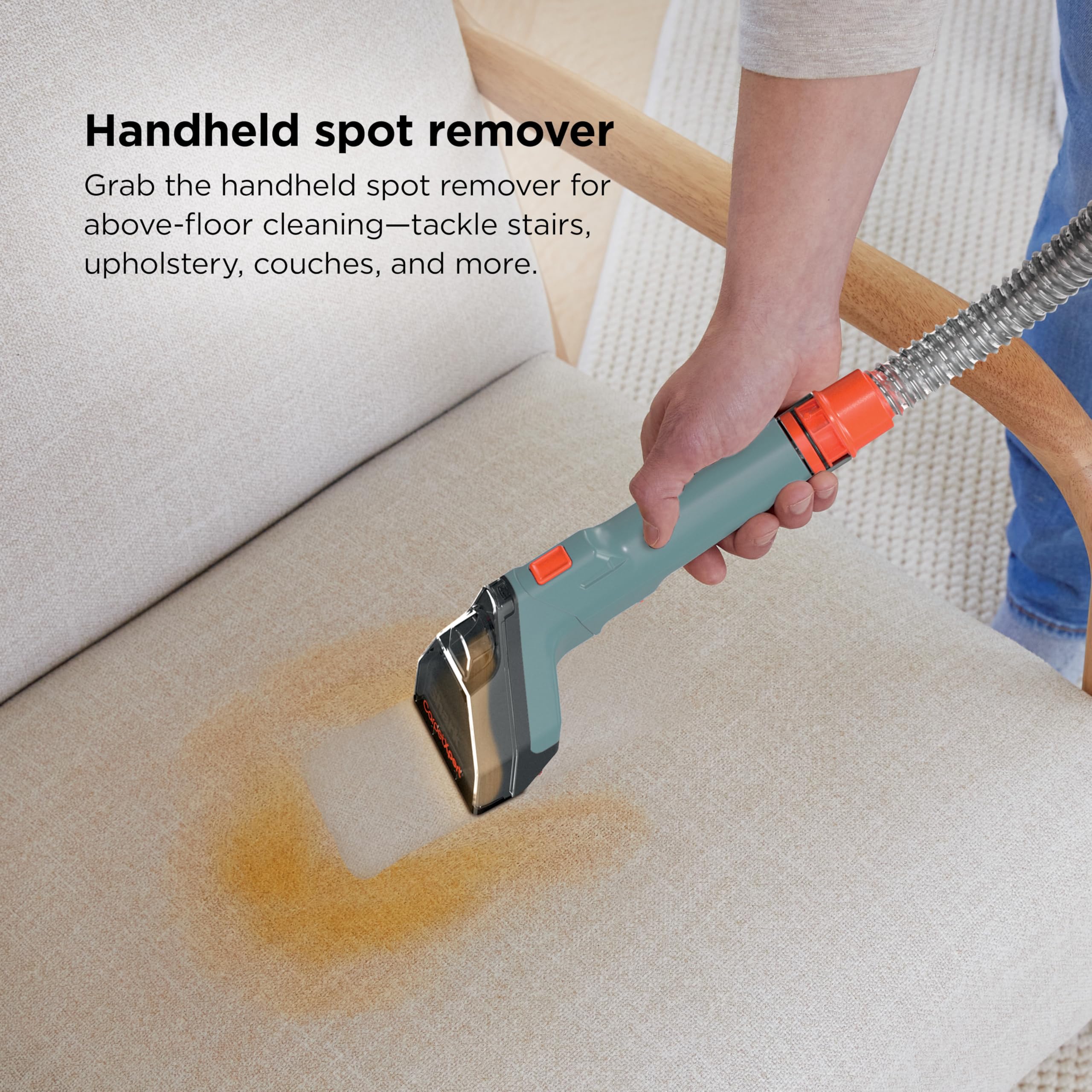 Shark CarpetXpert 7in wide-path tool cleans large areas quickly