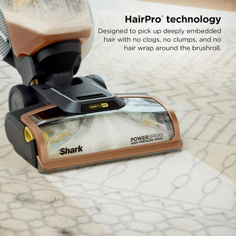 Shark CarpetXpert HairPro hair-pro technology reduces hair wrap