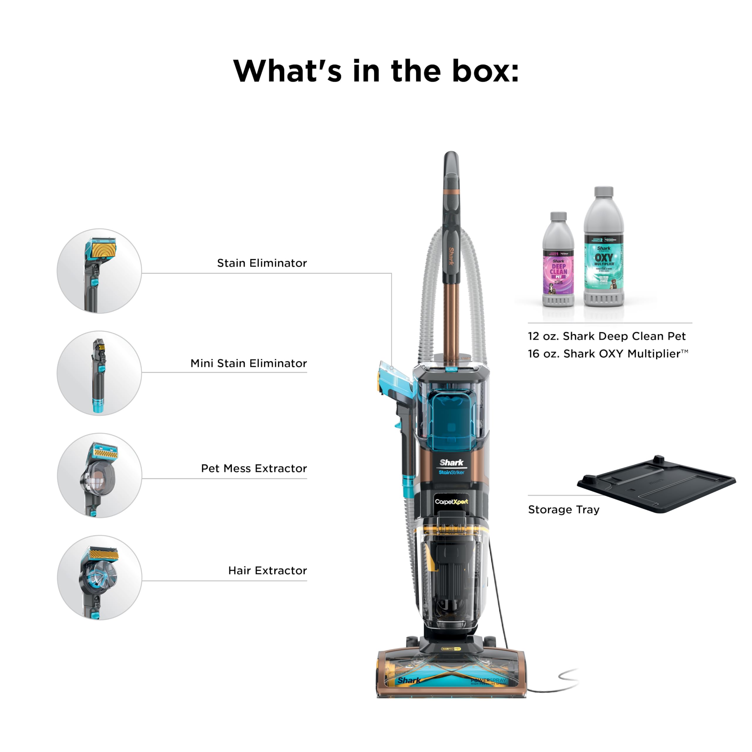 Shark CarpetXpert HairPro pet mess extractor tackles pet stains