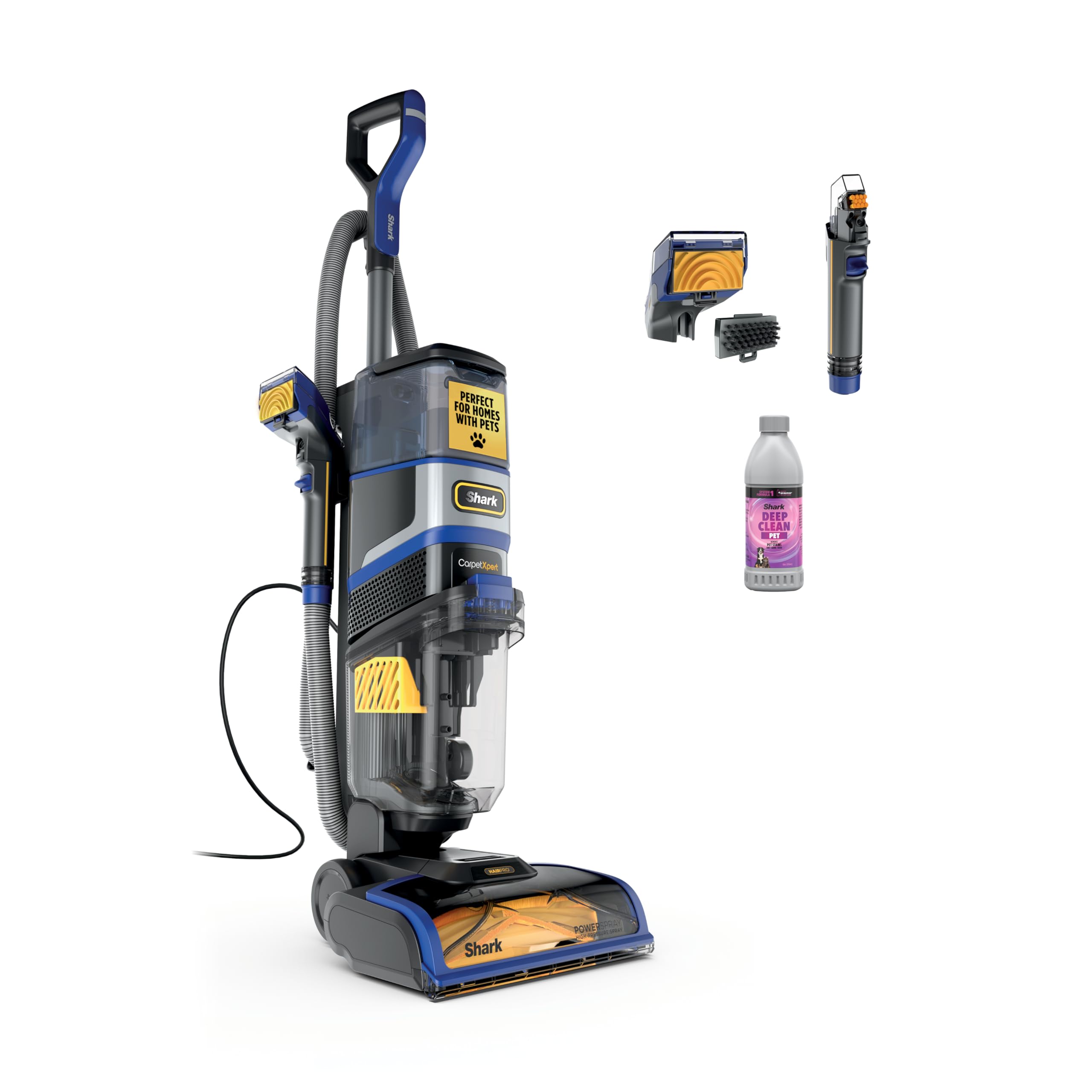 Shark CarpetXpert HairPro upright cleaner for deep home carpet cleaning