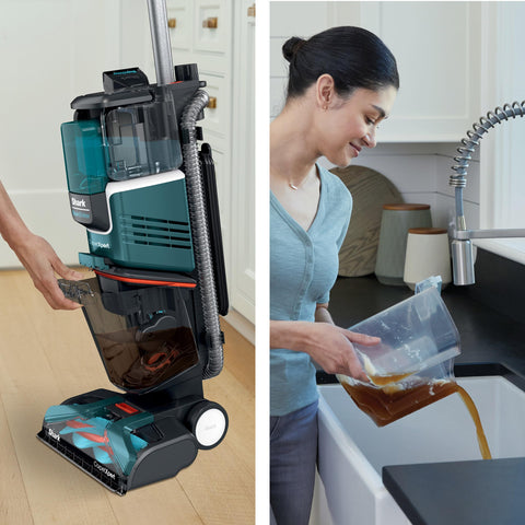 Shark CarpetXpert odor removal and quick-dry performance for fresh rooms