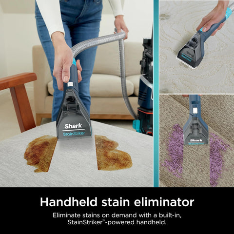 Odor removal feature freshens carpets and upholstery effectively.