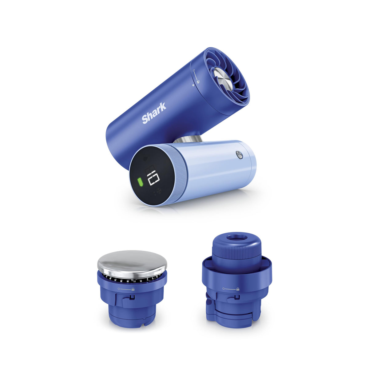 Shark ChillPill device viewed from front showing compact cooling on the go