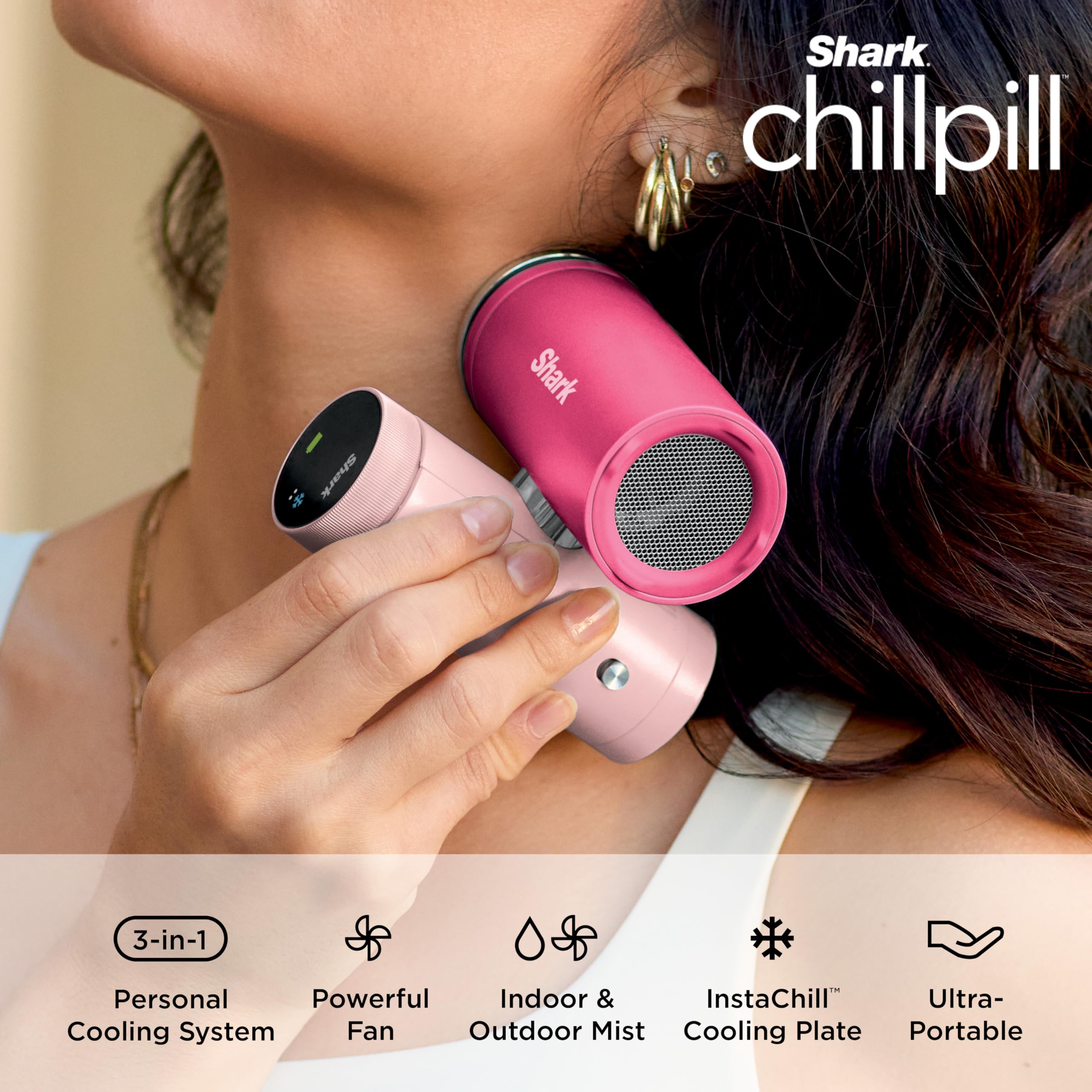 Shark ChillPill fan-cap attachment for adjustable airflow