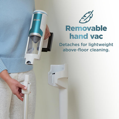 Shark HEPA filtration helps trap dust and allergens for cleaner air.